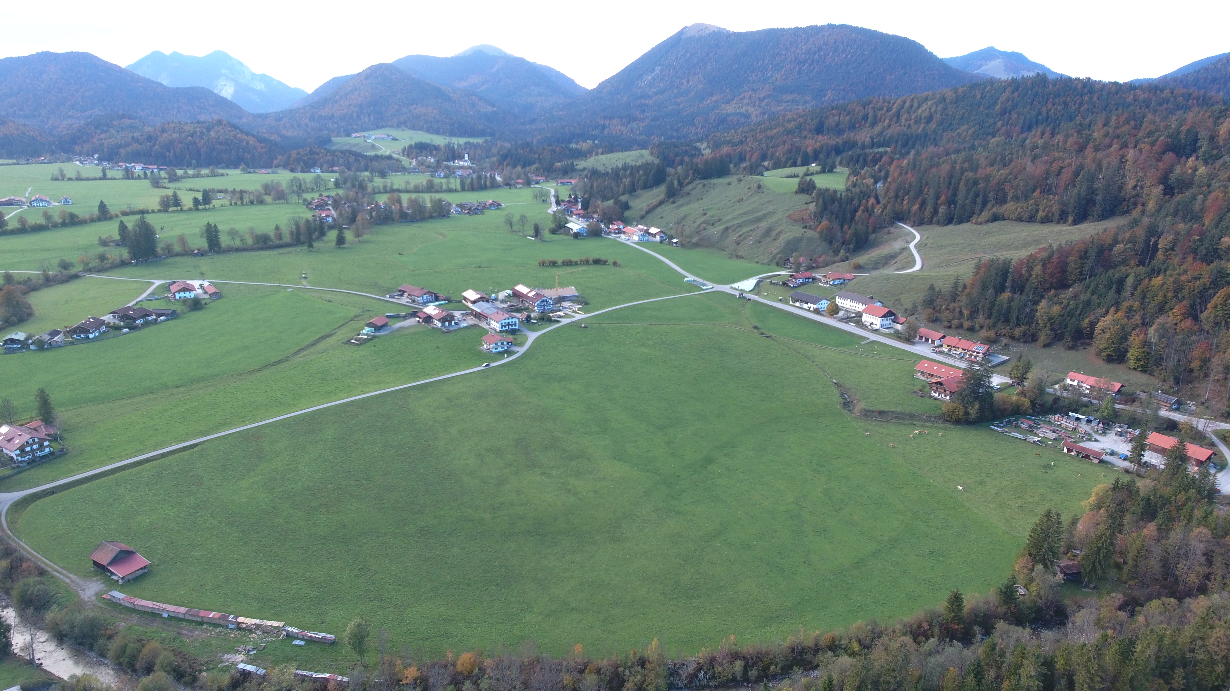 Blick Richtung Jachenau Dorf