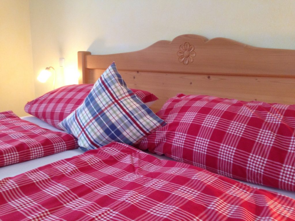 Ferienwohnung Erbhof Wohnung Wiesenblume Schlafzimmer
